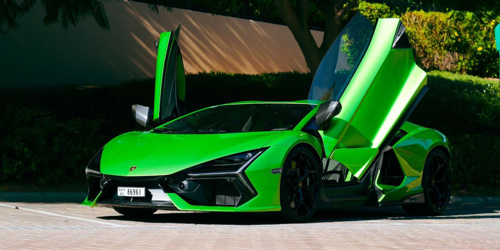 Rent Lamborghini Revuelto GREEN 2024 in Dubai , UAE 