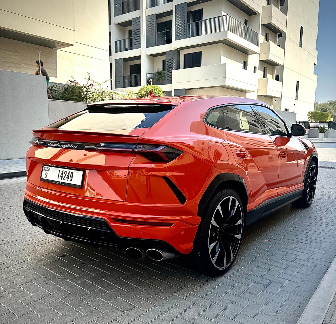Rent Lamborghini Urus RED 2024 in Dubai , UAE 