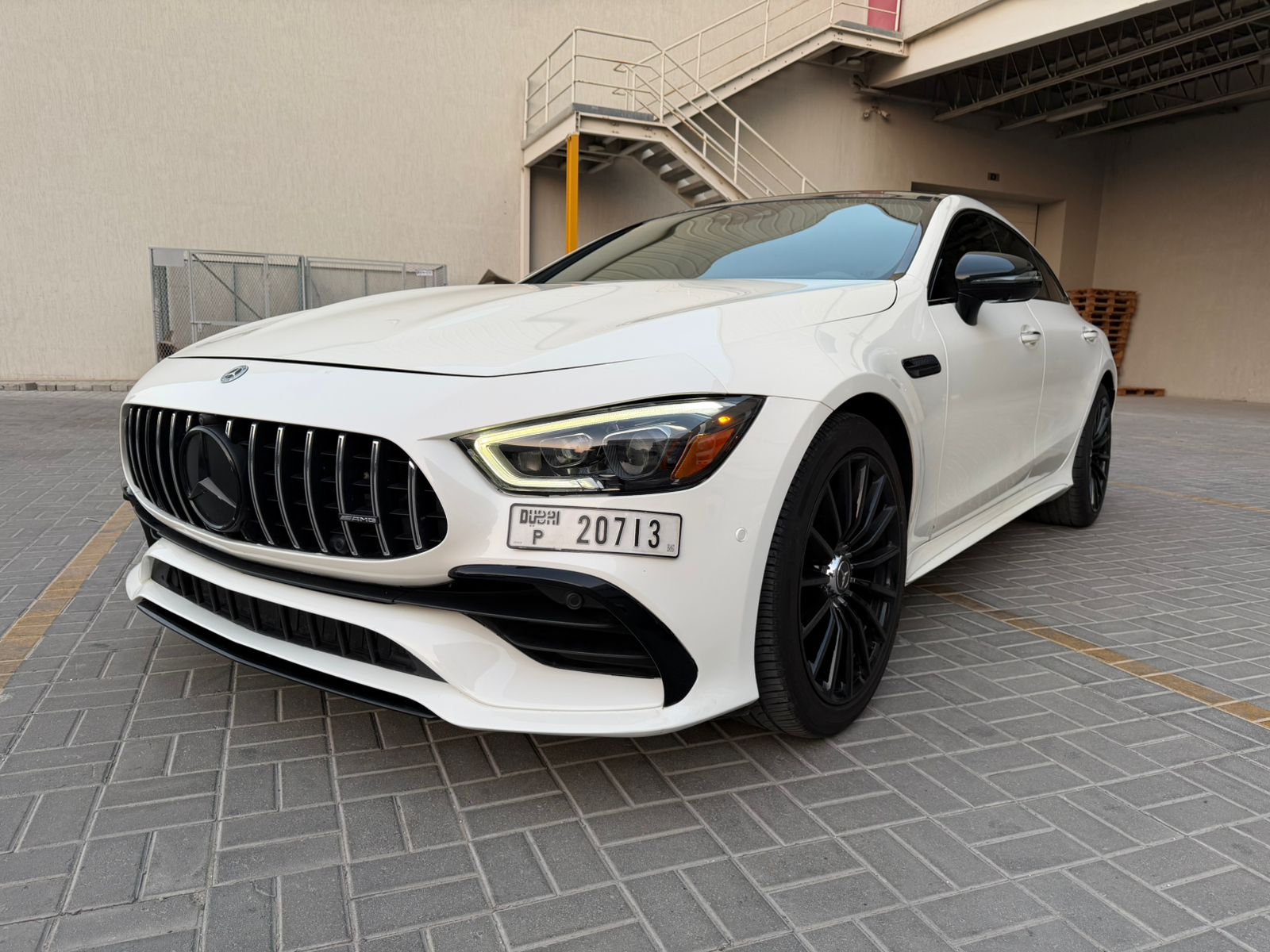 Rent Mercedes-Benz Gt WHITE 2021 in Dubai , UAE 