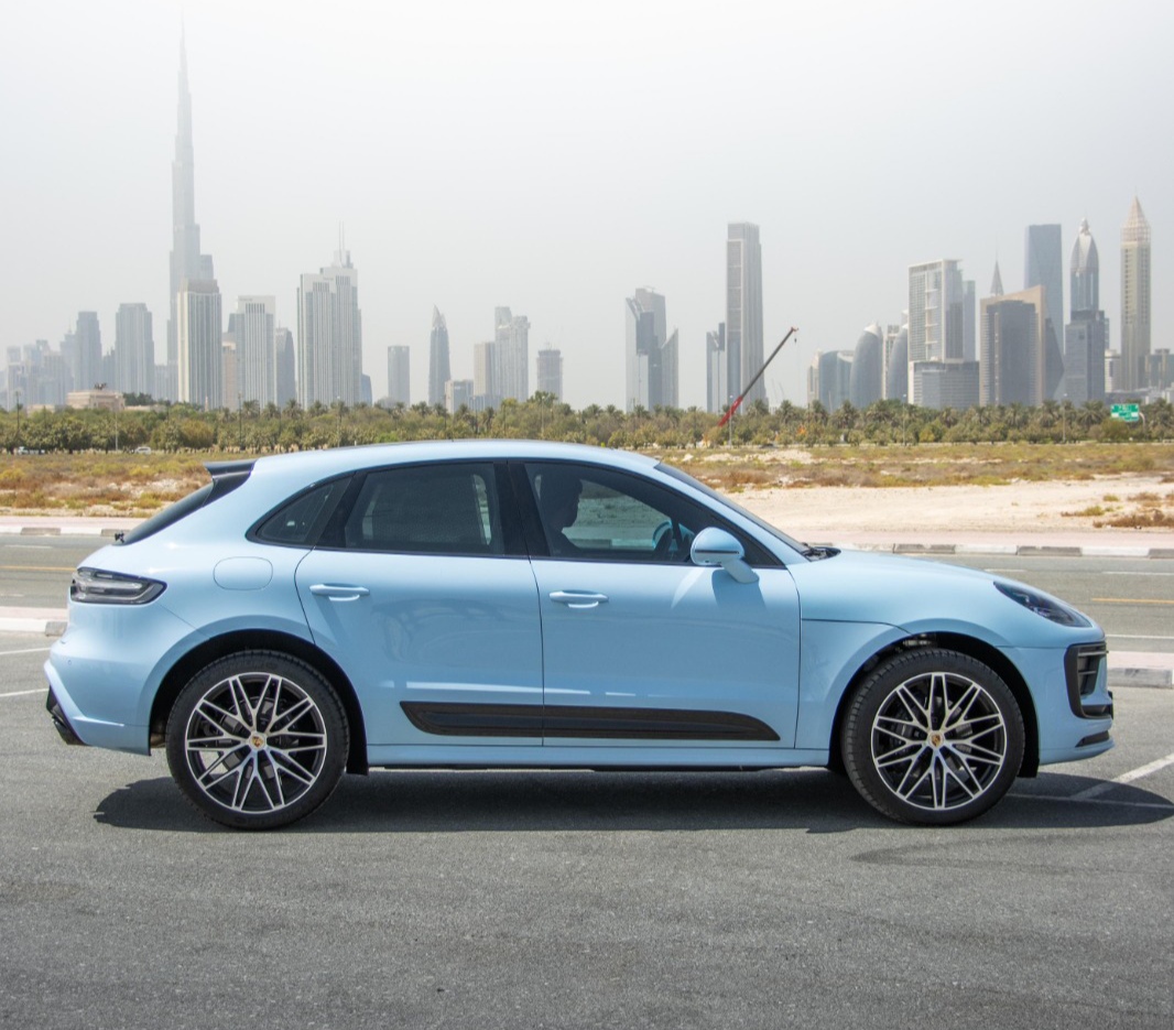 Rent Porsche Mecan BLUE 2023 in Dubai , UAE 