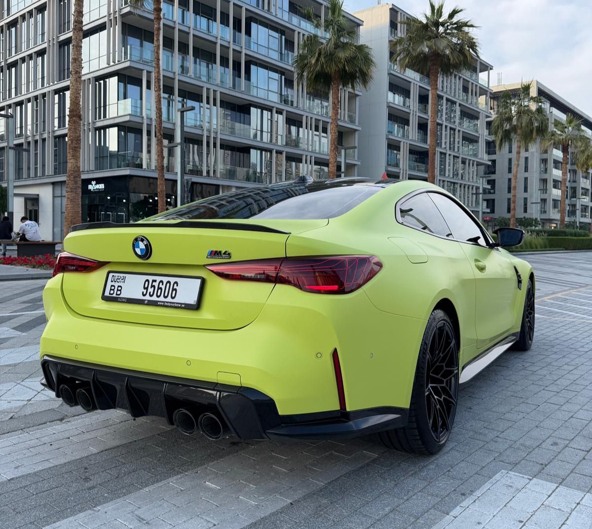 Rent Bmw Series 4 GREEN 2025 in Dubai , UAE 
