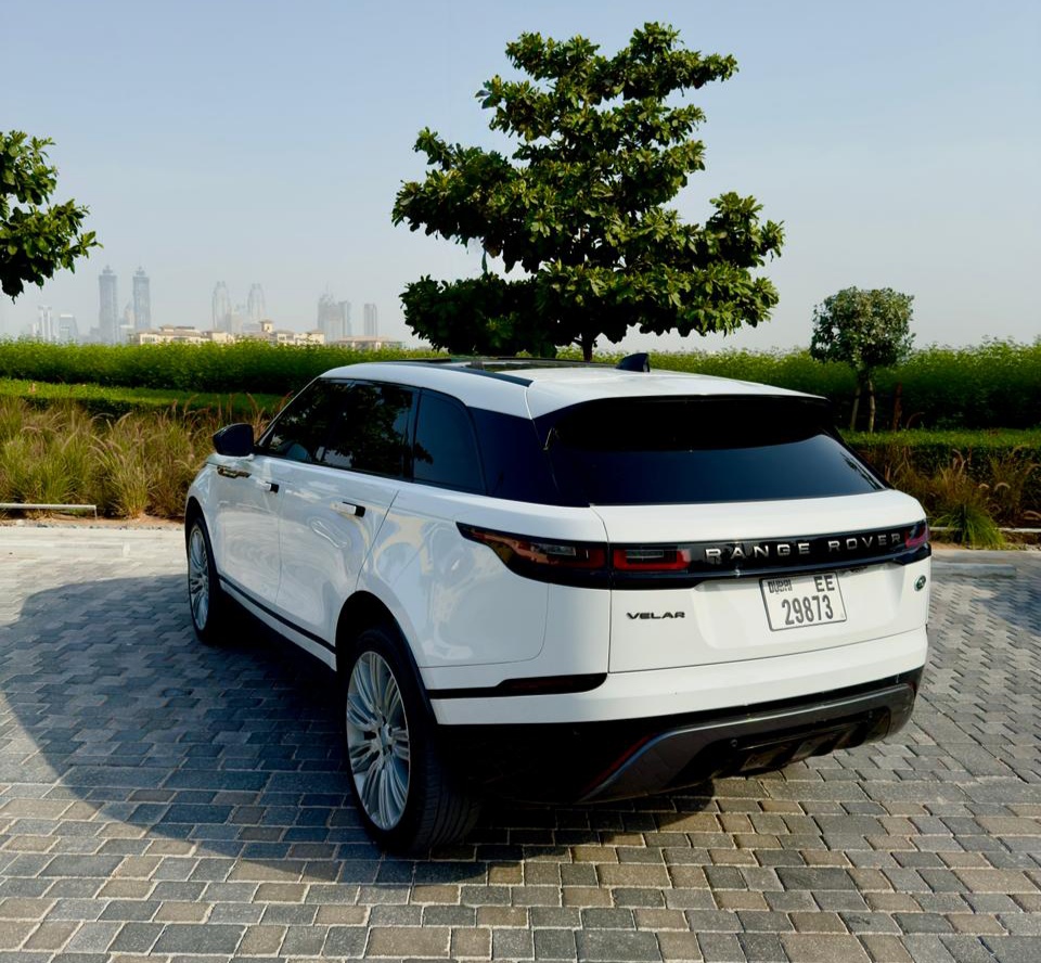 Rent Range-Rover Velar WHITE 2022 in Dubai , UAE 