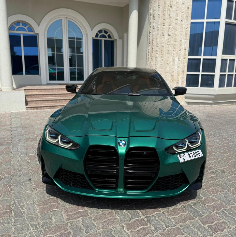 Rent Bmw Series 4 GREEN 2023 in Dubai , UAE 