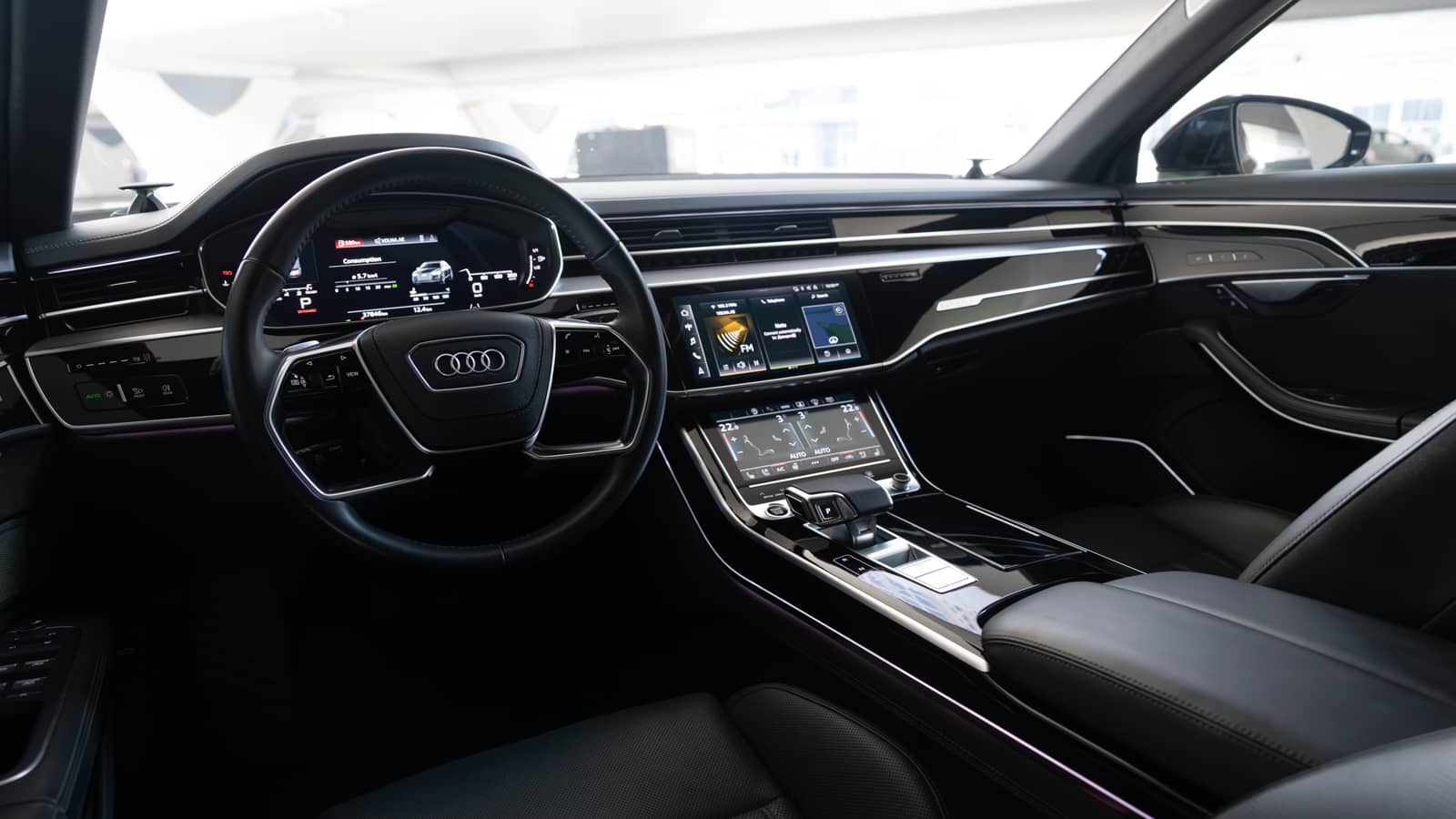 Rent Audi A8 BLACK 2023 in Dubai , UAE 