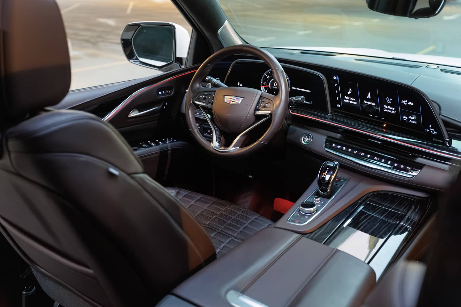 Rent Cadillac Escalade WHITE 2023 in Dubai , UAE 