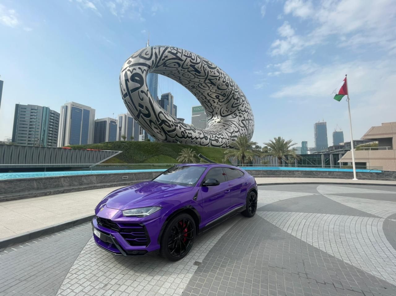 Rent Lamborghini Urus PURPLE 2020 in Dubai , UAE 