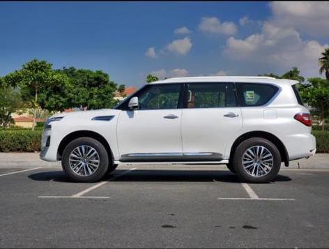 Rent Nissan Patrol WHITE 2020 in Dubai , UAE 