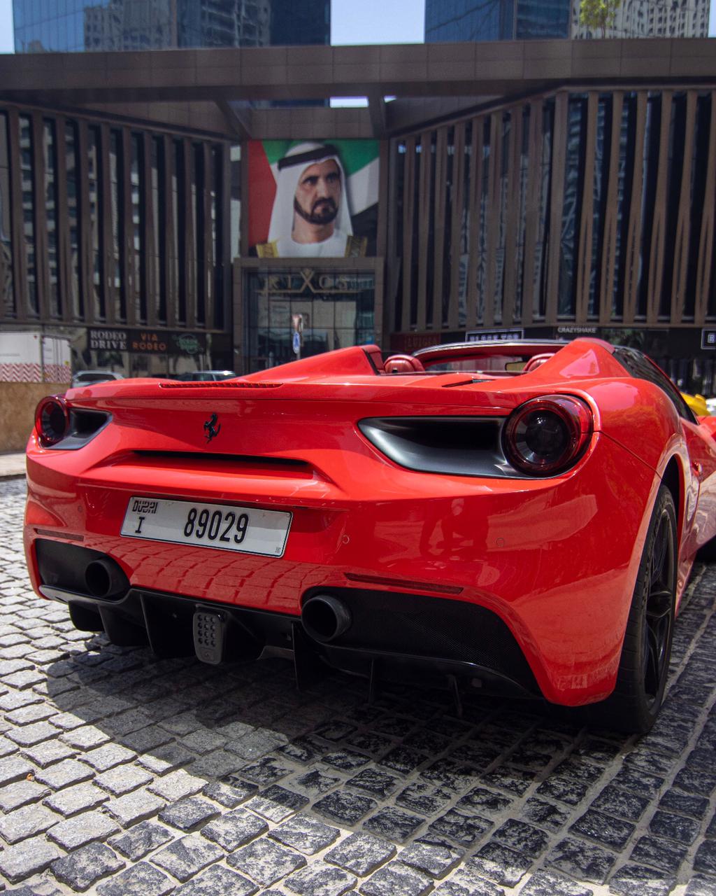 Rent Ferrari 488 RED 2019 in Dubai , UAE 