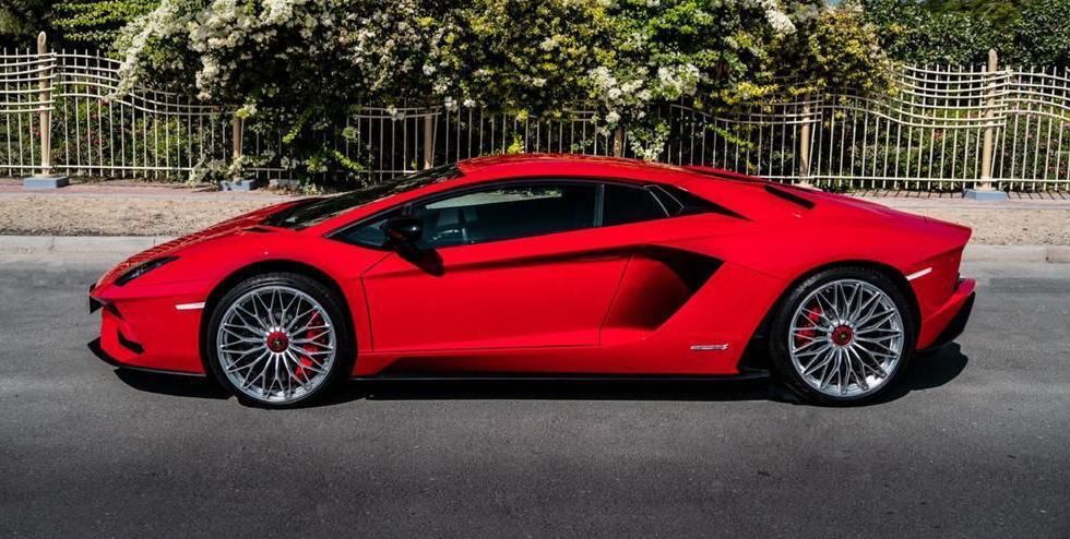 Rent Lamborghini Aventador RED 2020 in Dubai , UAE 