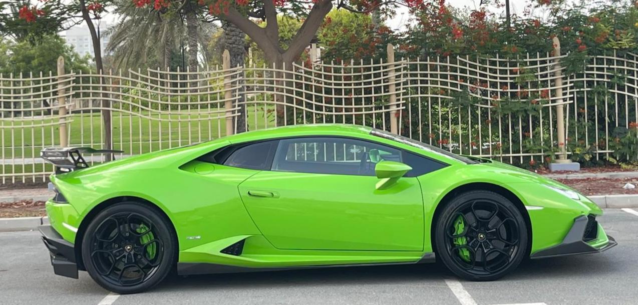 Rent Lamborghini Huracan BEIGE 2020 in Dubai , UAE 