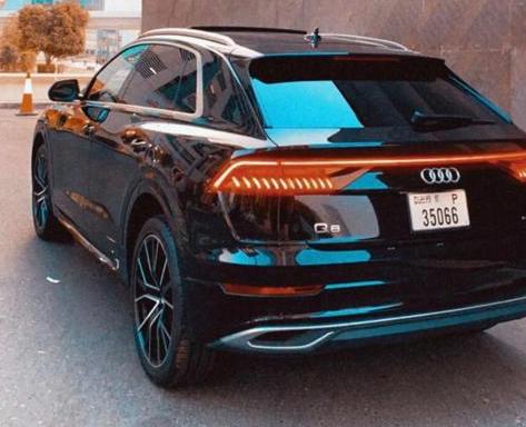 Rent Audi Q8 BLACK 2021 in Dubai , UAE 