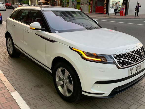 Rent Range-Rover Velar WHITE 2020 in Dubai , UAE 
