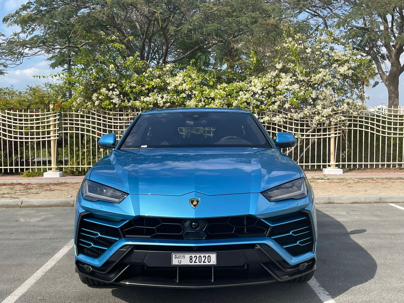 Rent Lamborghini Urus BLUE 2022 in Dubai , UAE 