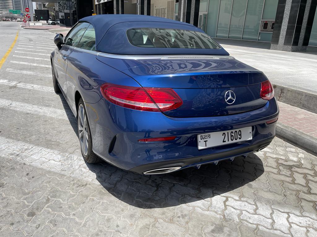 Rent Mercedes-Benz C-class BLUE 2021 in Dubai , UAE 