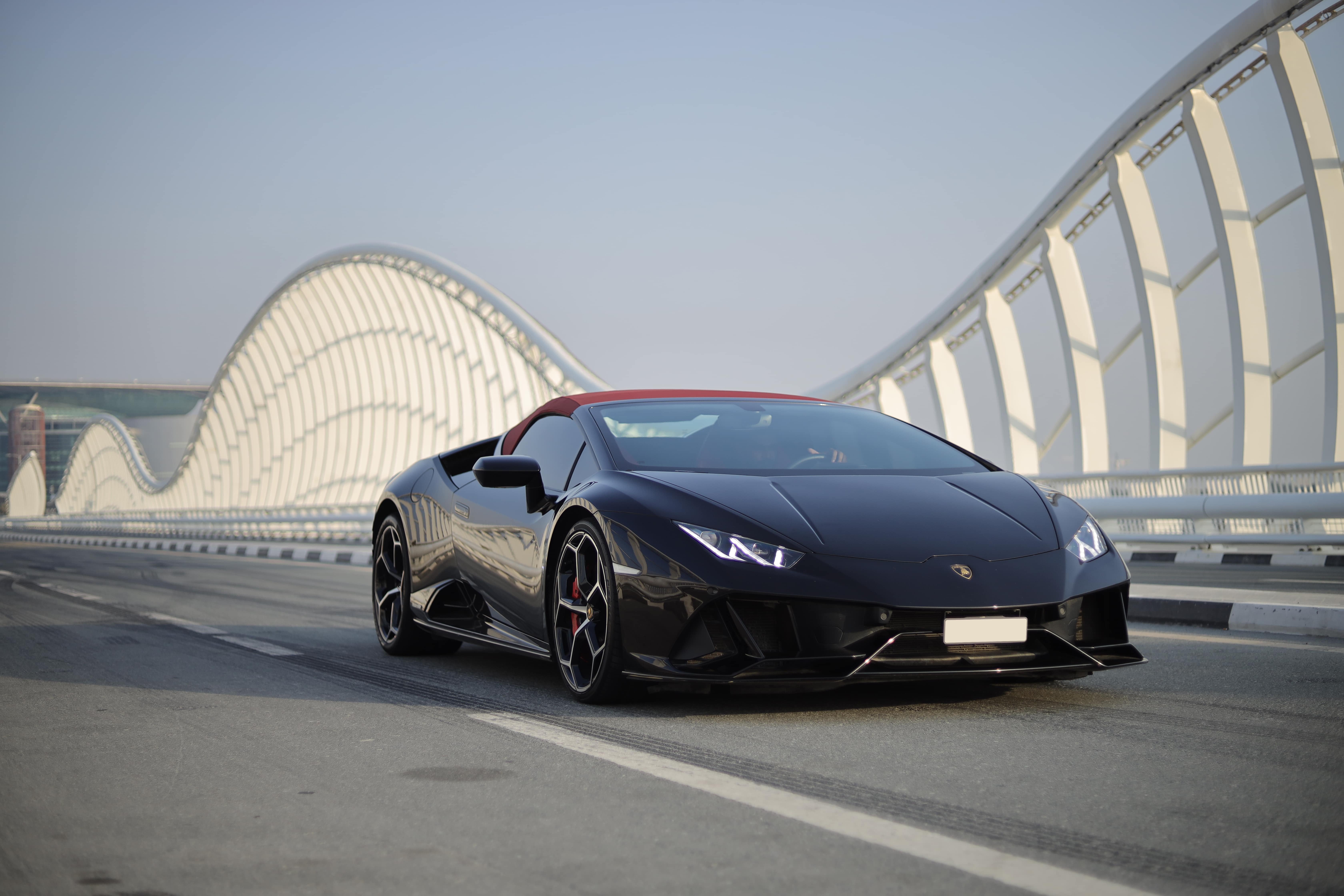 Rent Lamborghini Huracan BLACK 2023 in Dubai , UAE 