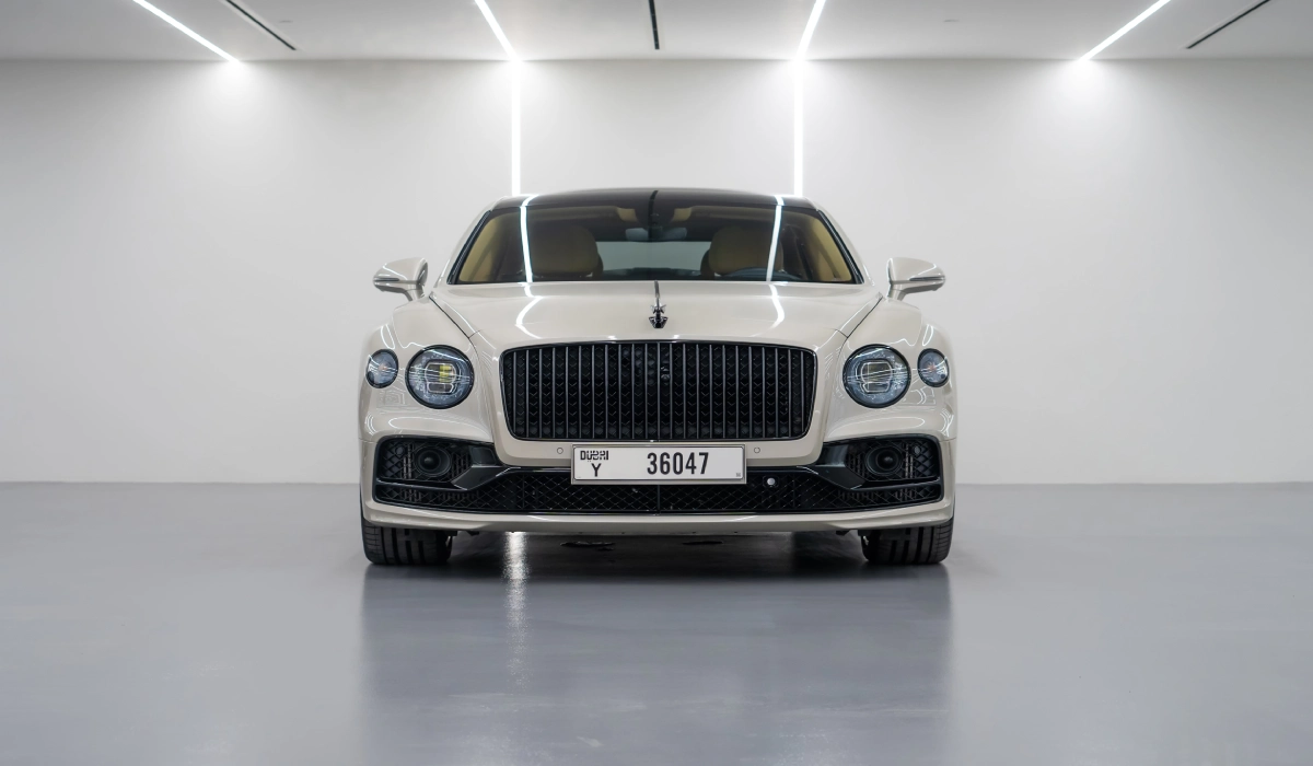 Rent Bentley Flying spur WHITE 2022 in Dubai , UAE 