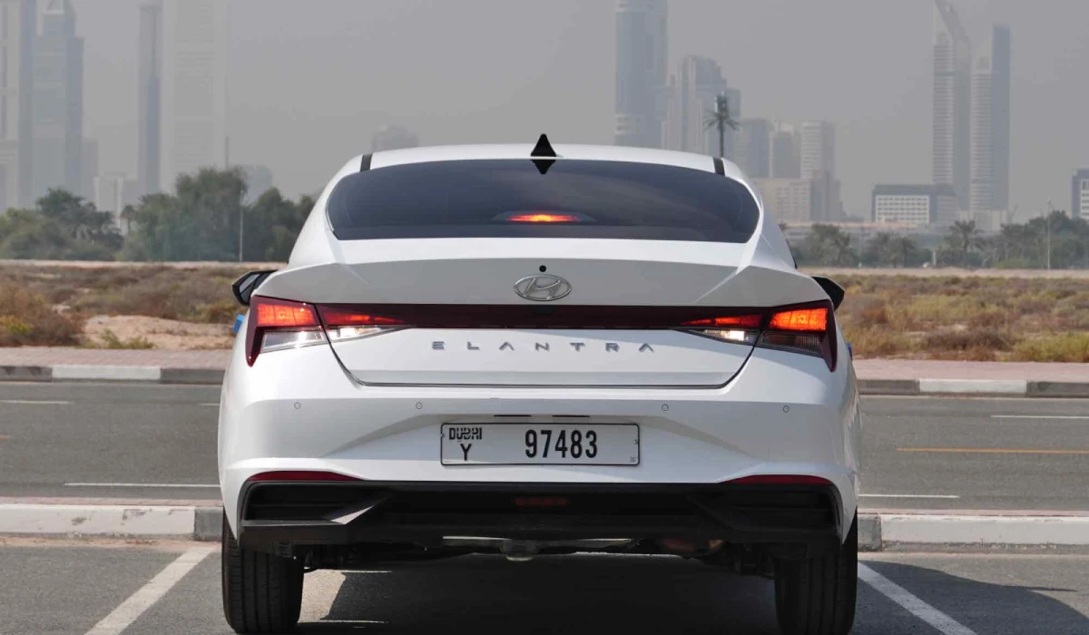 Rent Hyundai Elantra WHITE 2022 in Dubai , UAE 