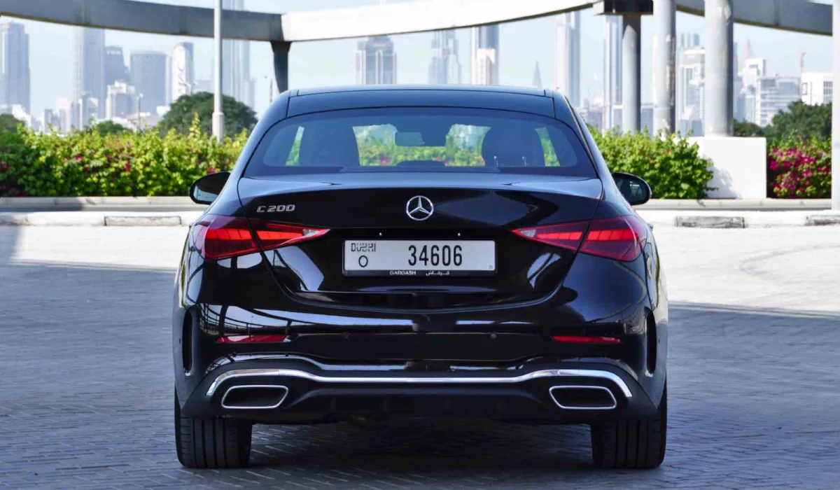 Rent Mercedes-Benz C-class BLACK 2021 in Dubai , UAE 