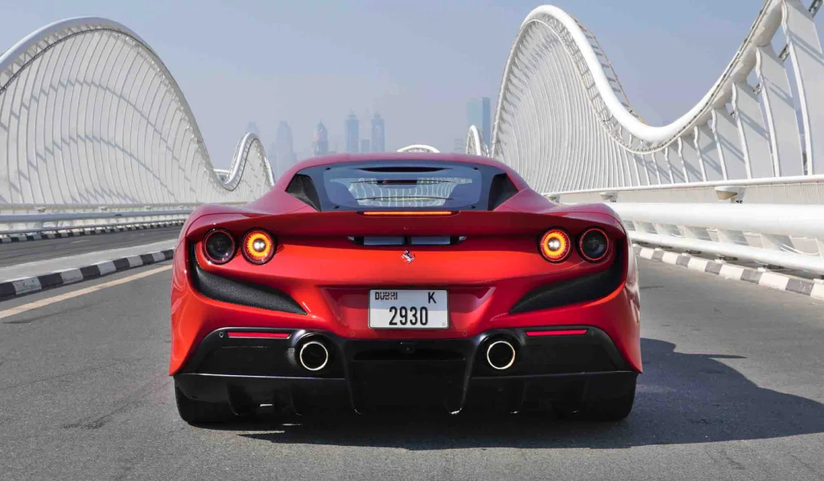 Rent Ferrari F8 RED 2022 in Dubai , UAE 