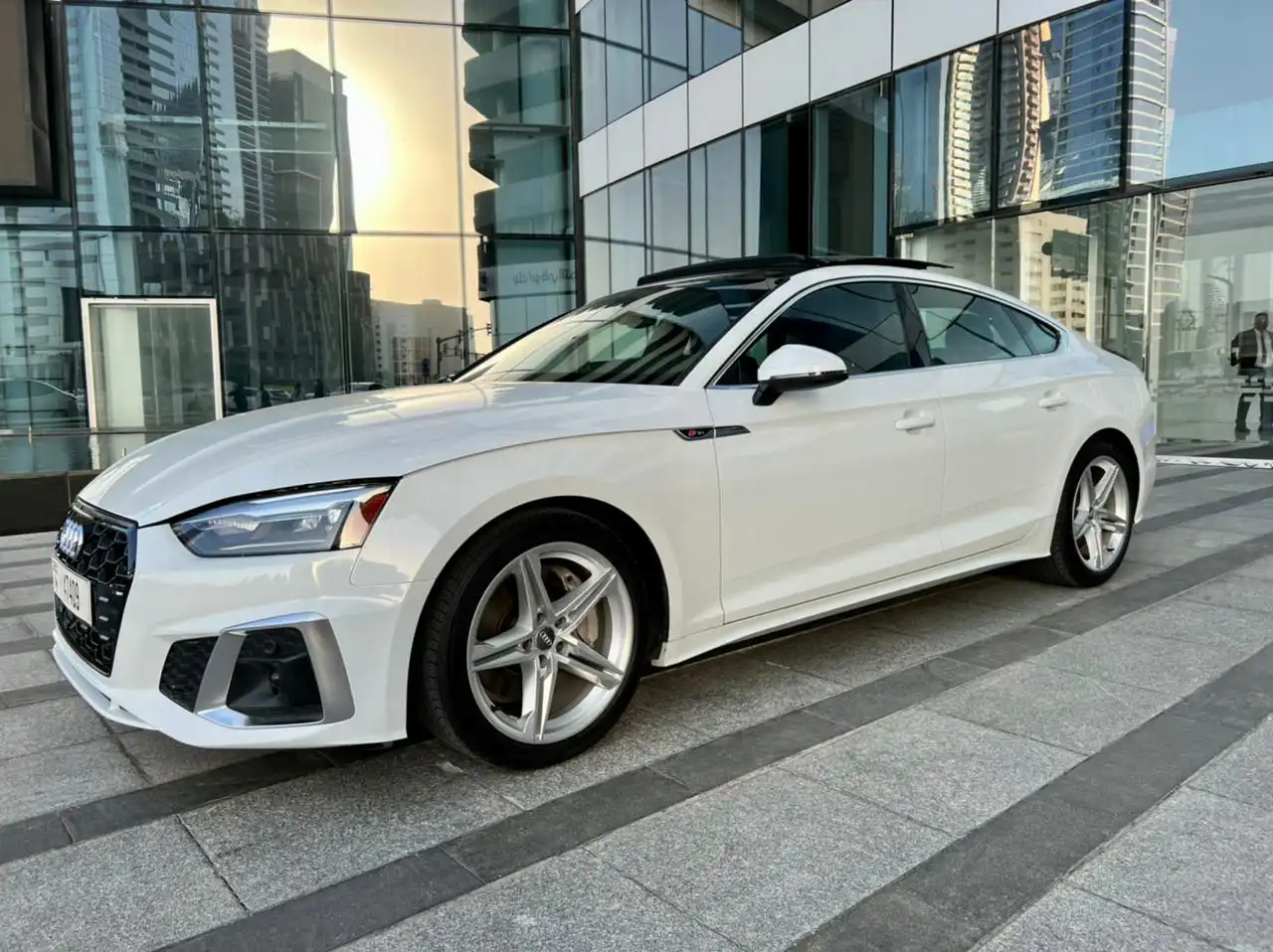 Rent Audi A5 WHITE 2021 in Dubai , UAE 