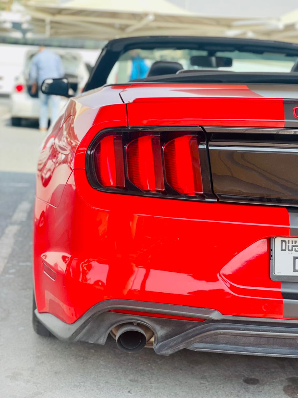 Rent Ford Mustang RED 2019 in Dubai , UAE 