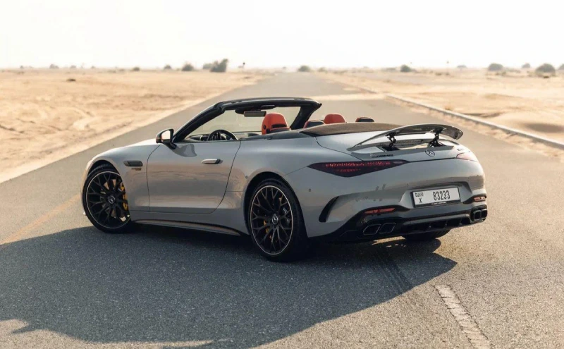 Rent Mercedes-Benz Sl WHITE 2023 in Dubai , UAE 