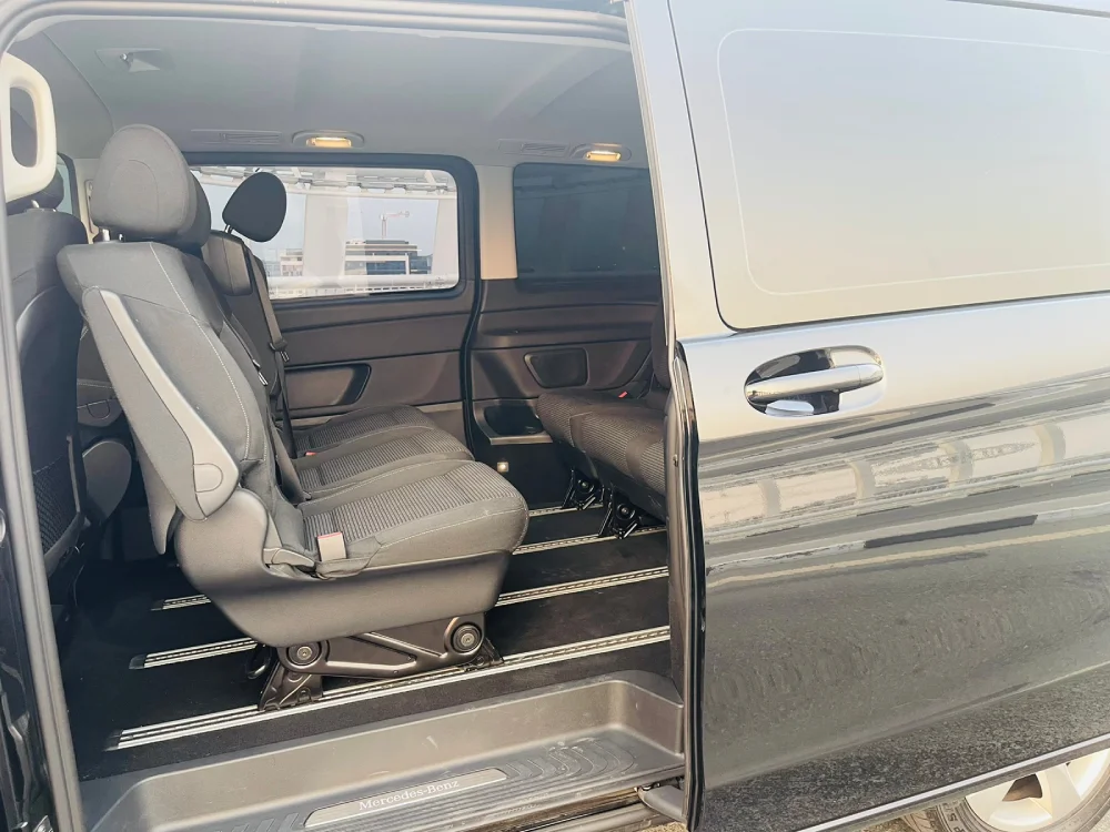 Rent Mercedes-Benz V-class BLACK 2021 in Dubai , UAE 