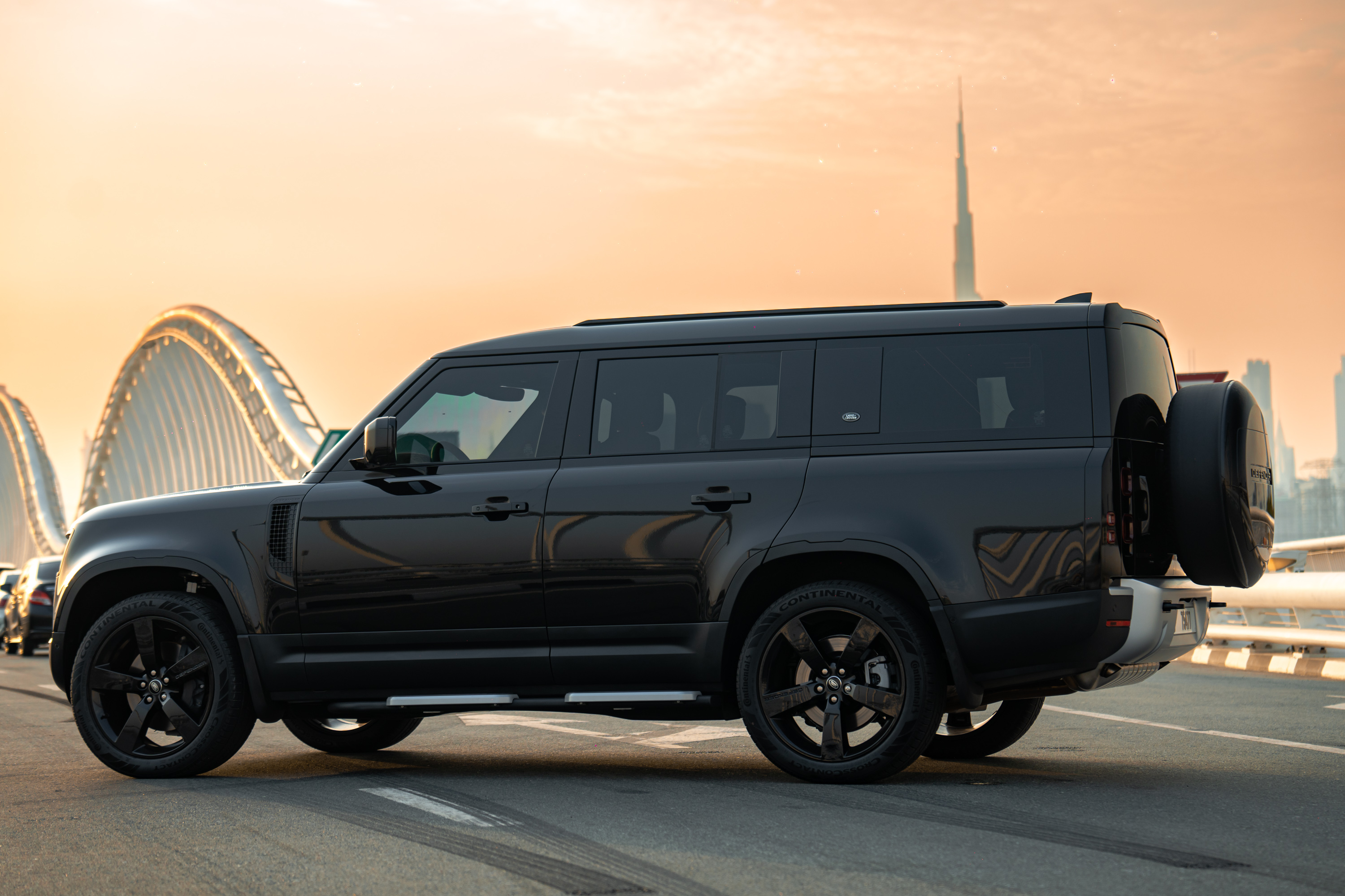 Rent Land Rover Defender BLACK 2023 in Dubai , UAE 