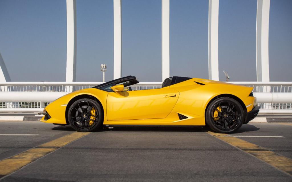 Rent Lamborghini Evo YELLOW 2022 in Dubai , UAE 
