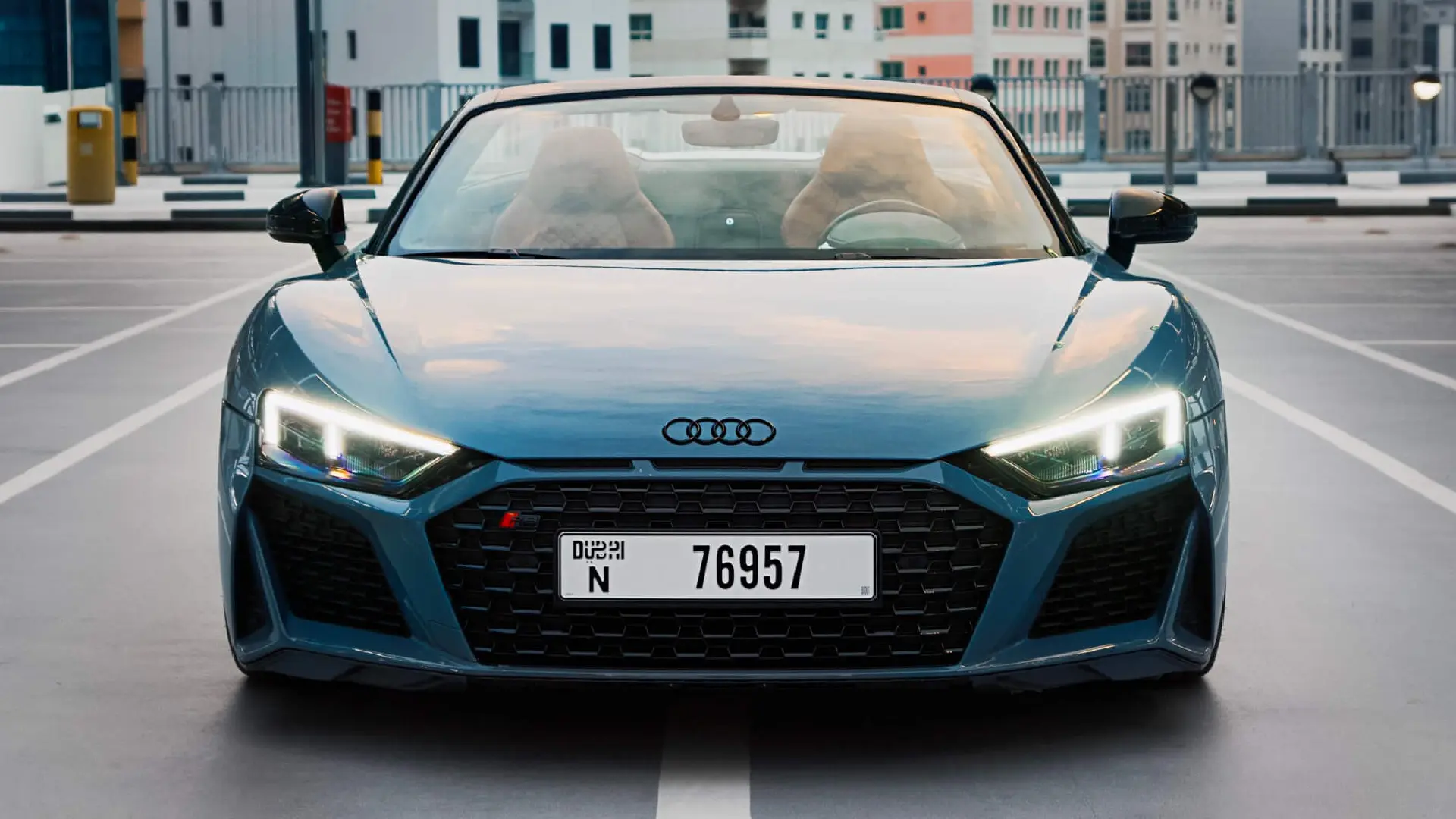 Rent Audi R8 BLUE 2024 in Dubai , UAE 