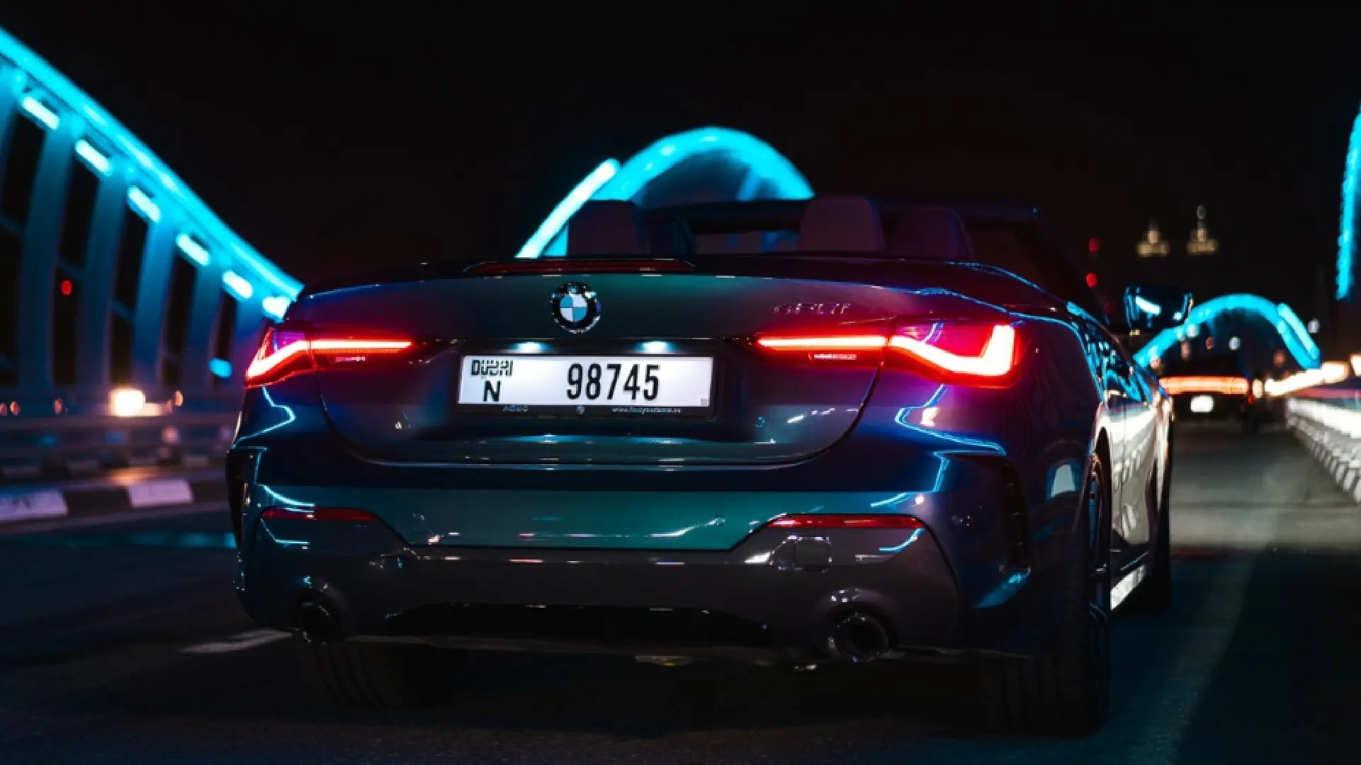 Rent Bmw Series 4 BLUE 2022 in Dubai , UAE 