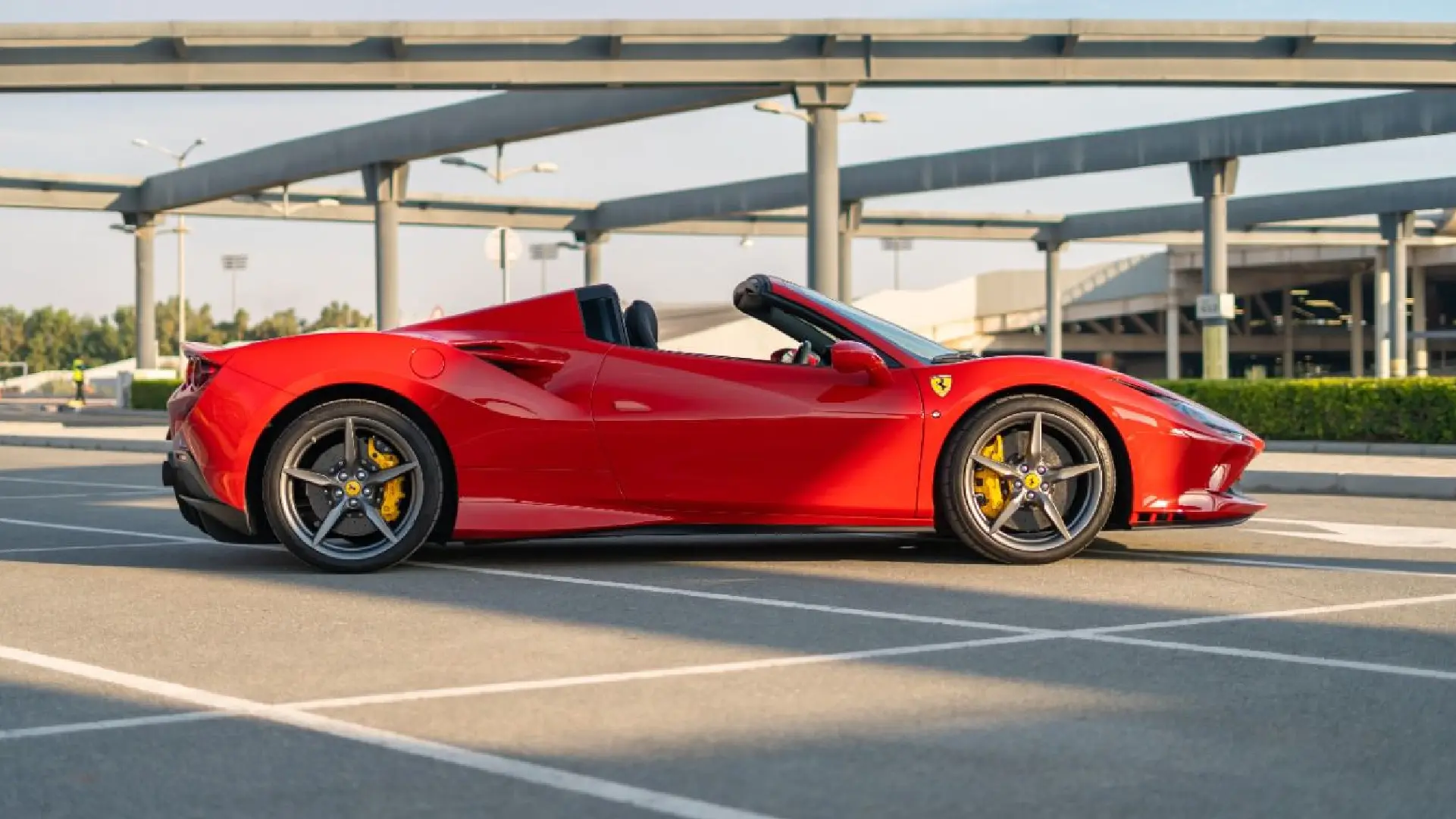 Rent Ferrari F8 BEIGE 2023 in Dubai , UAE 
