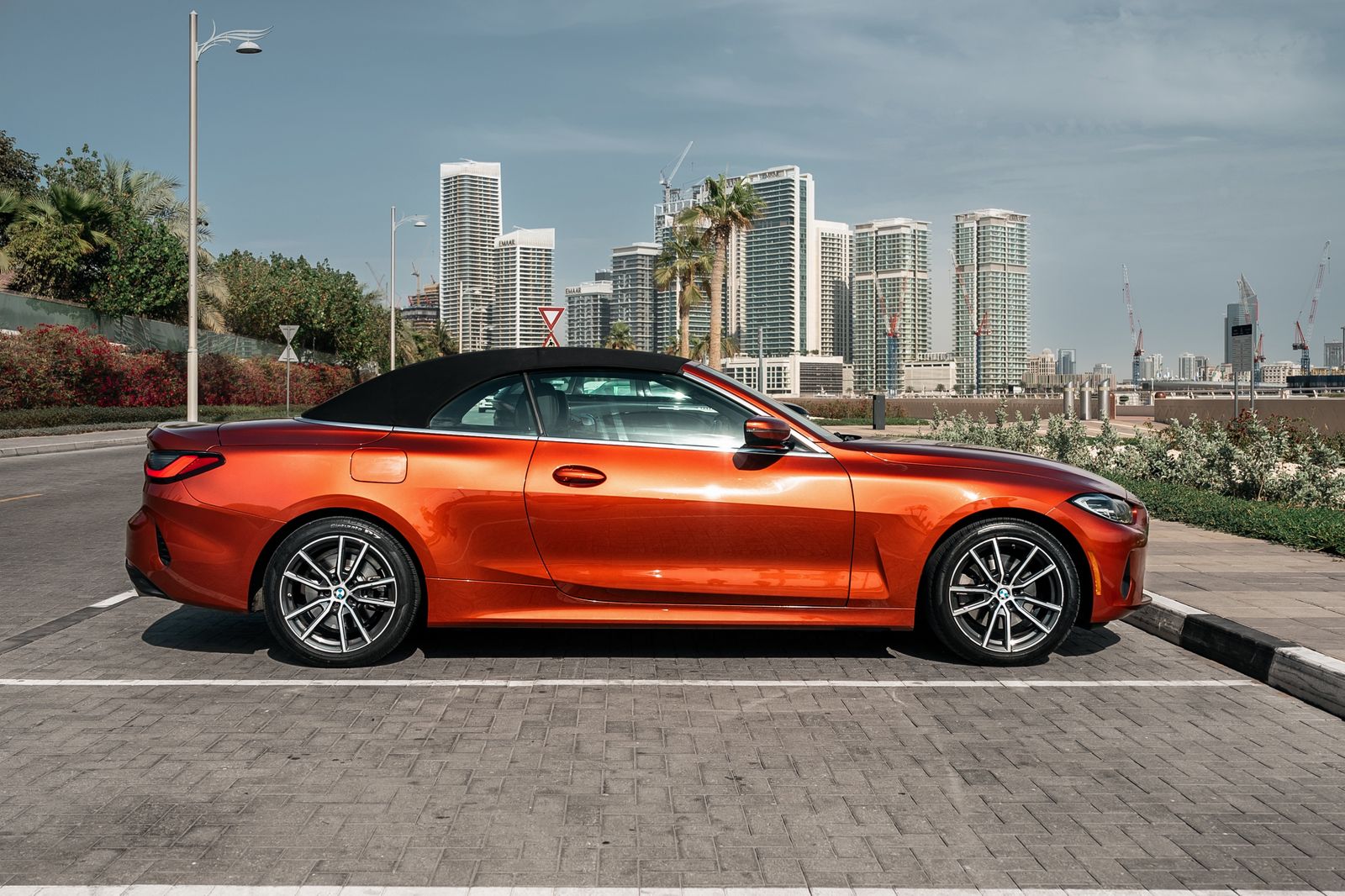 Rent Bmw Series 4 ORANGE 2023 in Dubai , UAE 