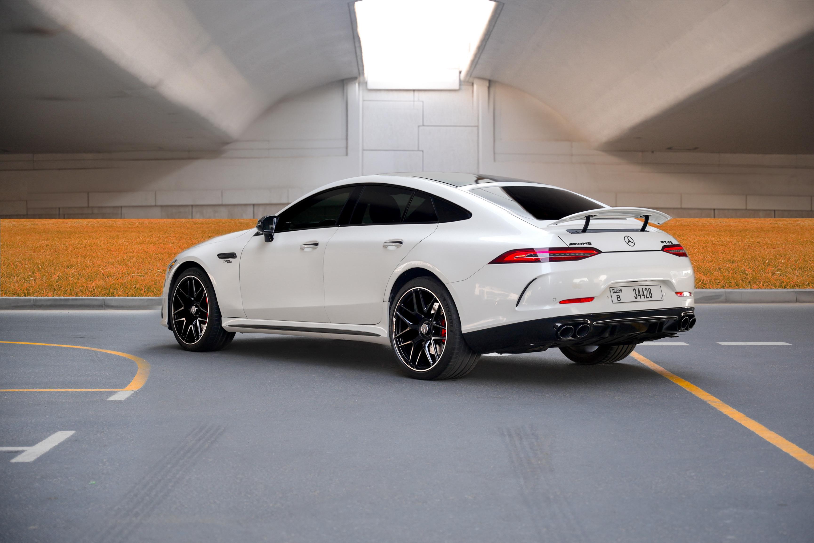 Rent Mercedes-Benz Gt WHITE 2023 in Dubai , UAE 