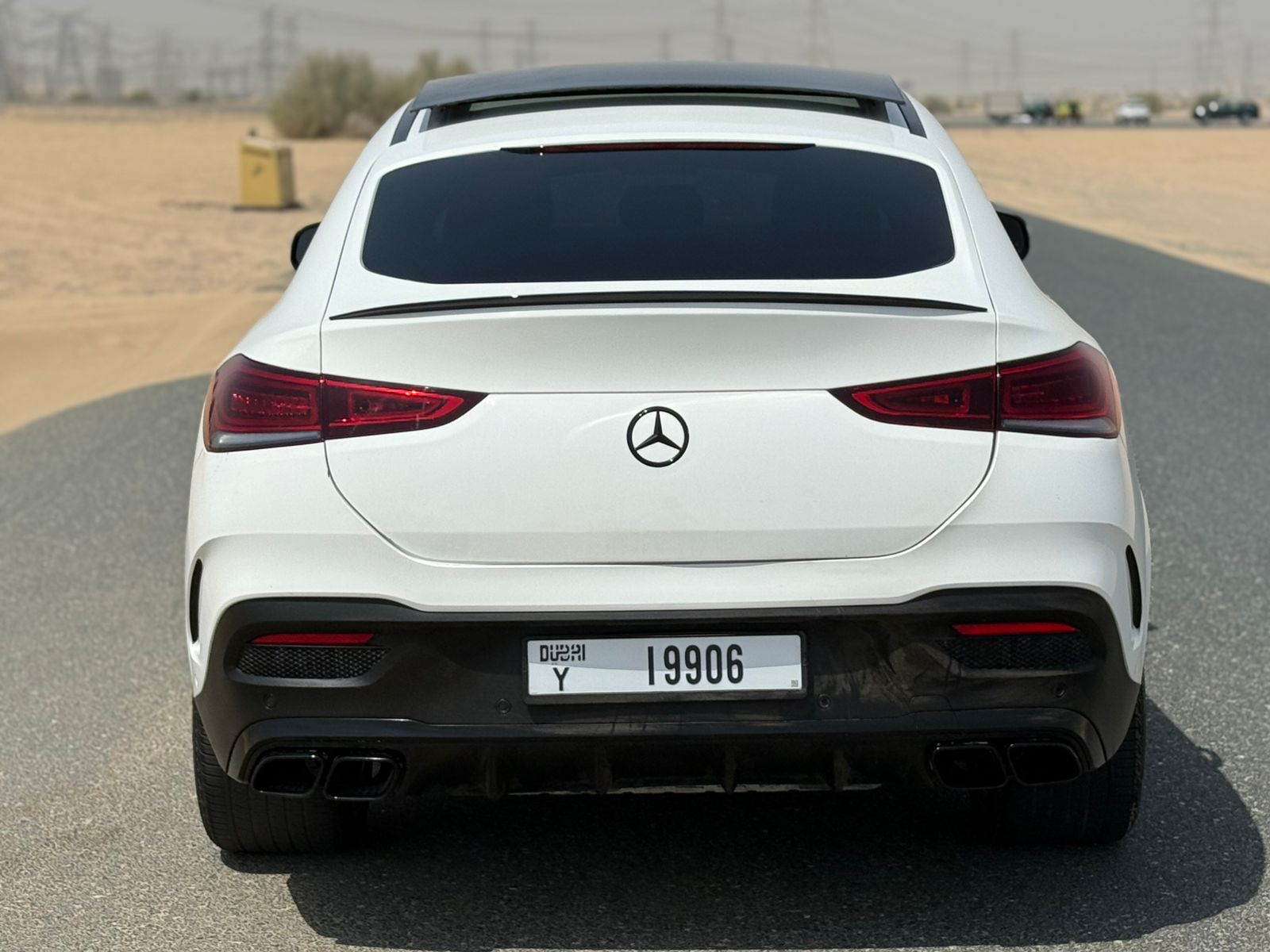 Rent Mercedes-Benz Gle WHITE 2023 in Dubai , UAE 
