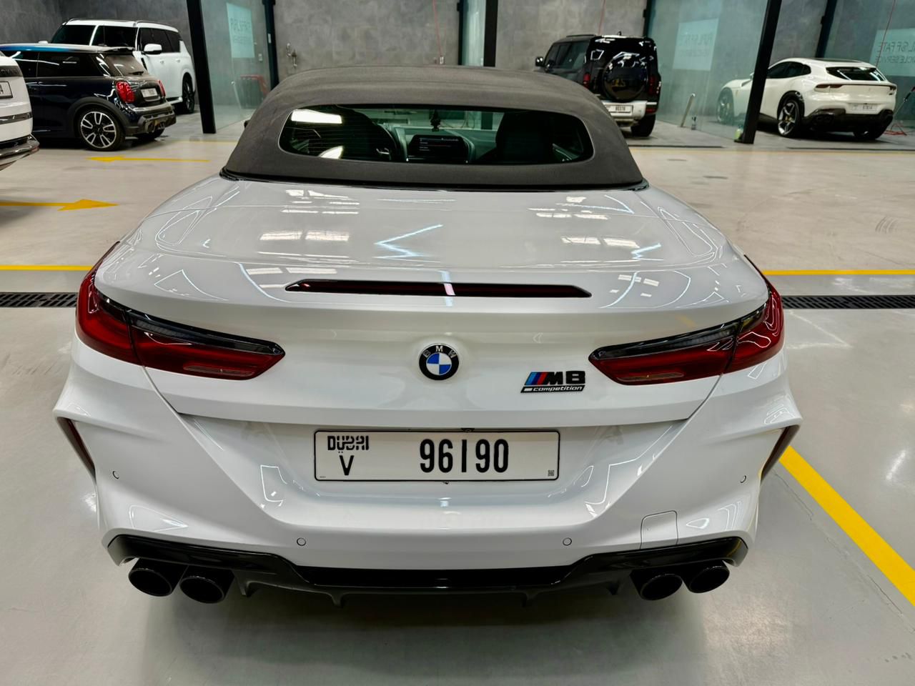 Rent Bmw Series 8 WHITE 2023 in Dubai , UAE 