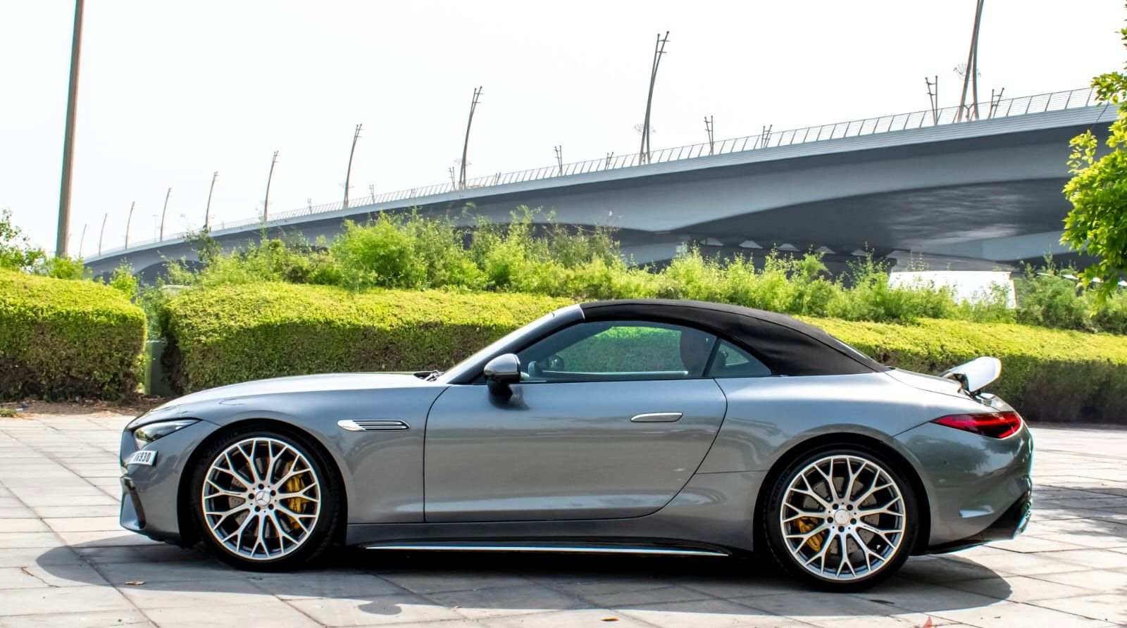 Rent Mercedes-Benz Sl  Silver 2024 in Dubai , UAE 