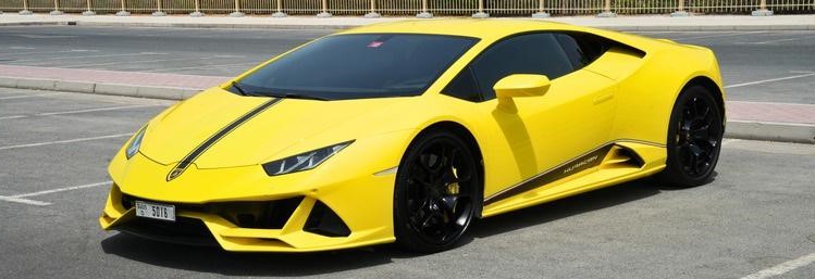 Lamborghini Huracan Evo Coupe Yellow Without Deposit  2022