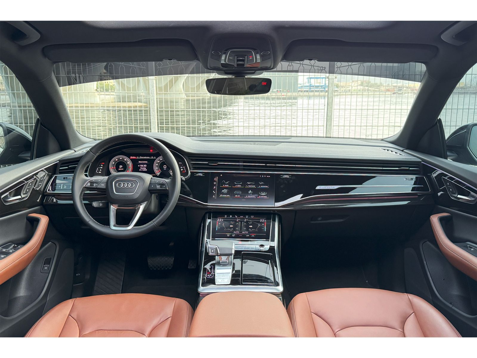 Audi Q8 Black Without Deposit  2025