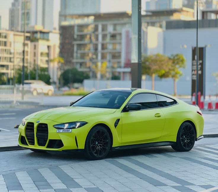 Rent Series 4 YELLOW 2025 with chauffeur in Dubai , UAE 