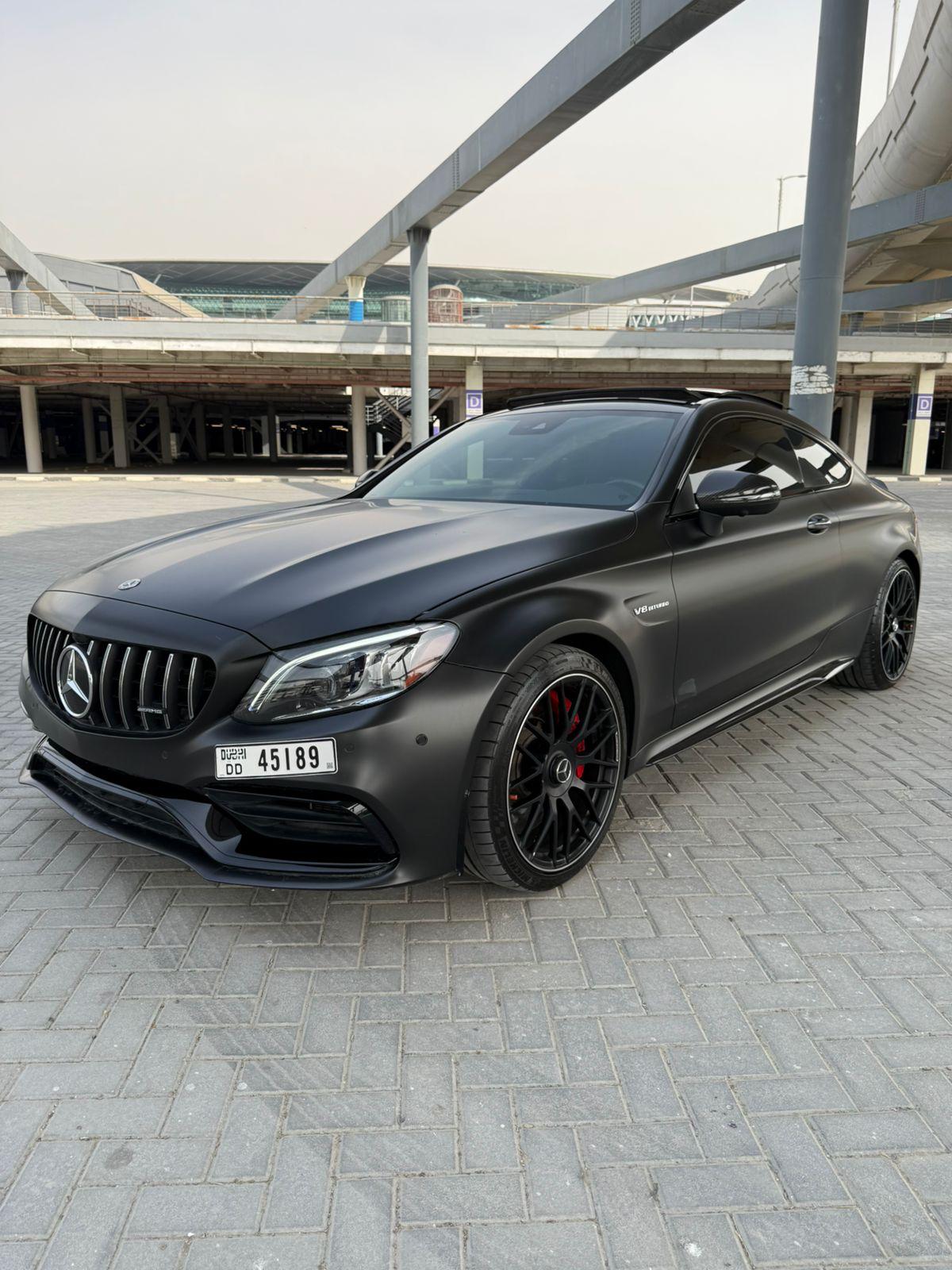 Mercedes Benz AMG C63 S Coupe Matte Black  2024
