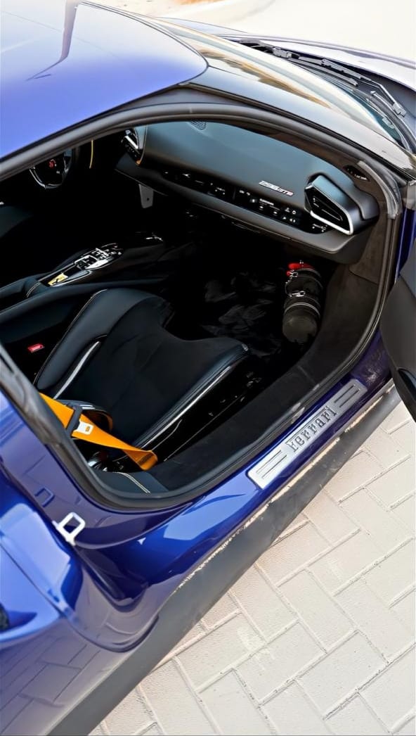 FERRARI 296 GTB Blue Coupe Without Deposit  2024