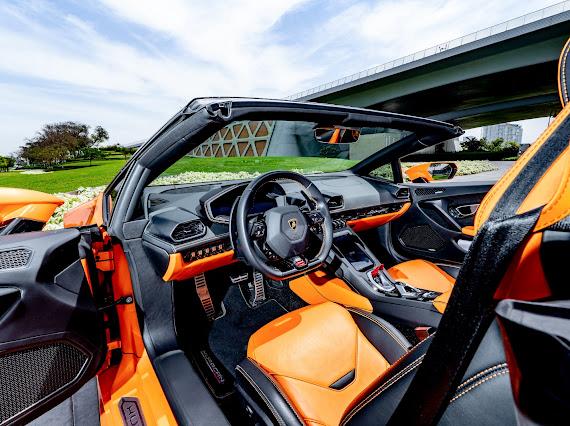 Lamborghini Huracan Evo Spyder Orange Without Deposit 2022 Lamborghini Huracan Evo Spyder Orange Without Deposit 2022