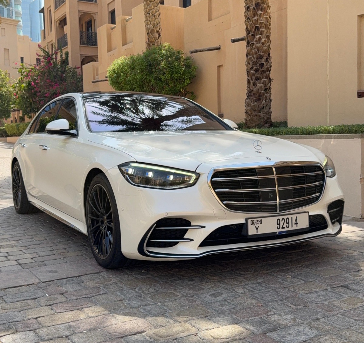 Rent Mercedes-Benz S-class WHITE 2022 in Dubai , UAE 