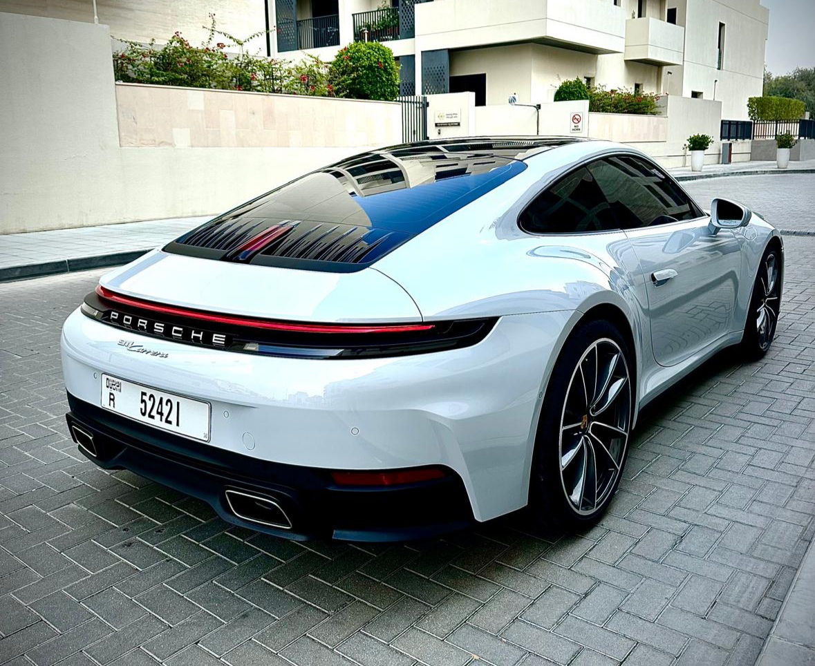 Porsche 911 Carrera White interior Red  2026