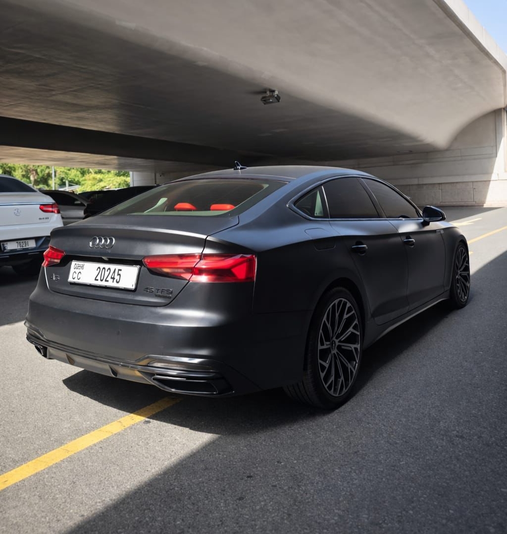 Audi A5 Black Matte Monthly Best Price  2020