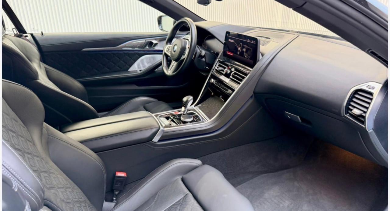 BMW M8 Competition Convertible Gray high-performance  2023