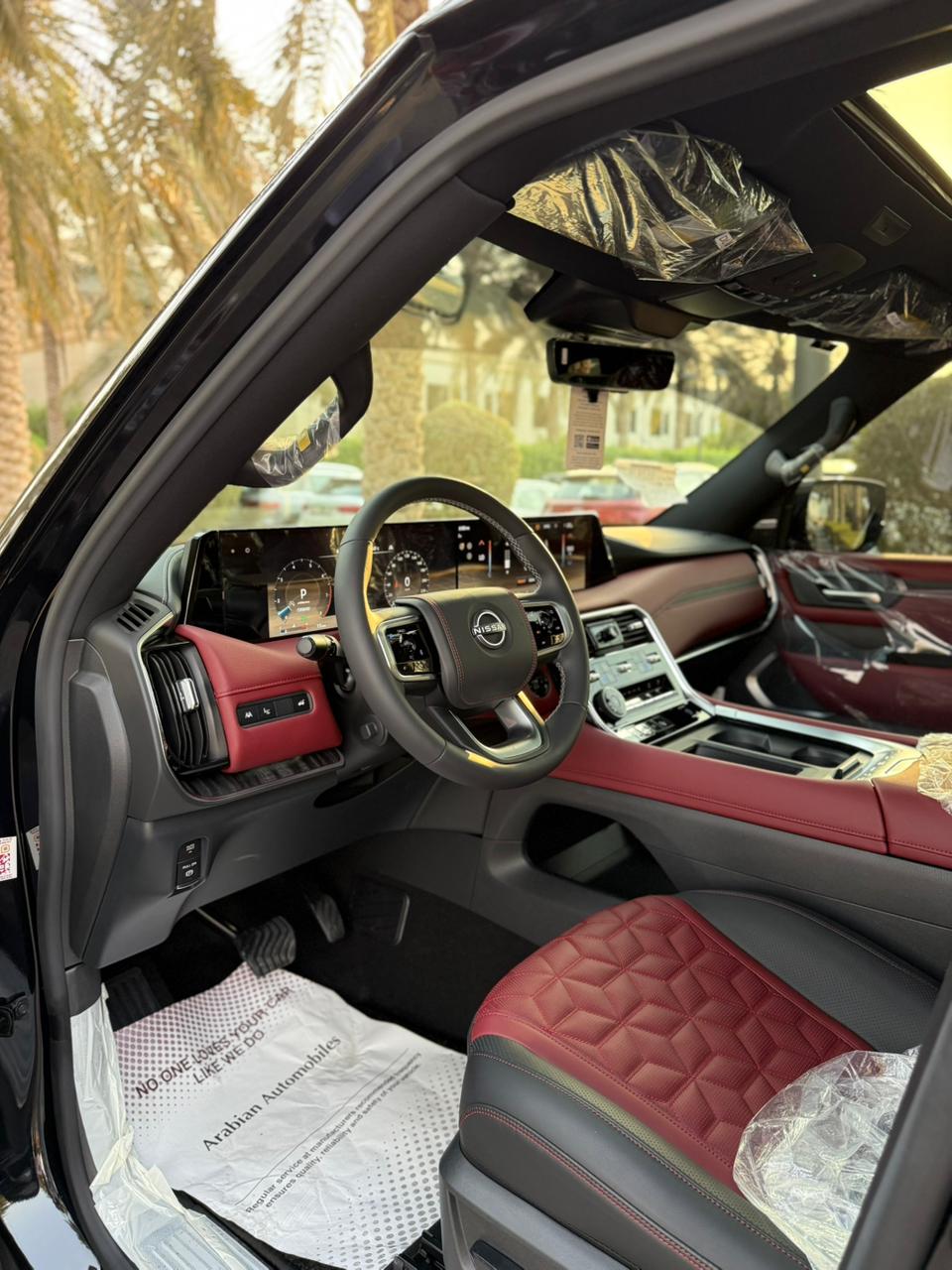 Nissan Patrol Platinum Black Interior Red  2026