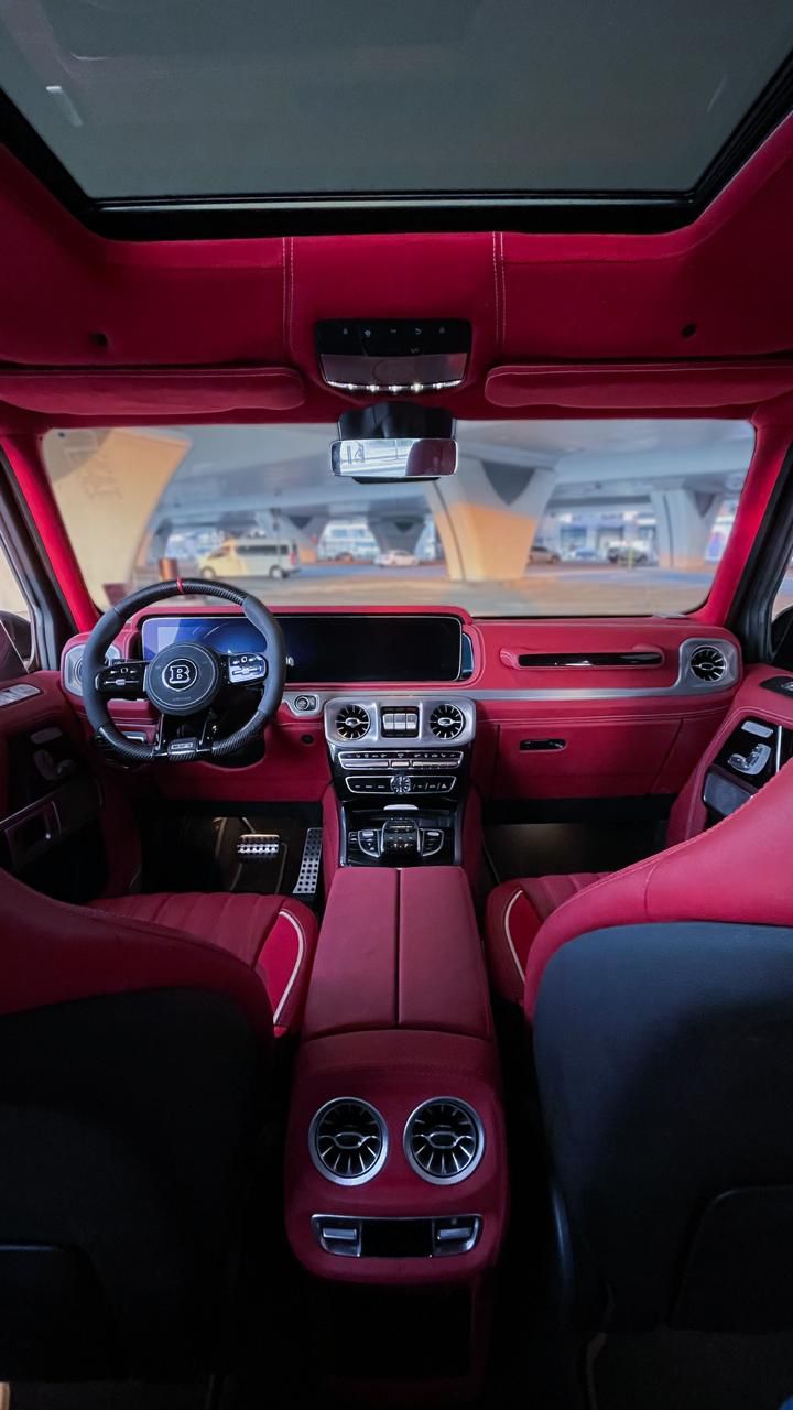 Mercedes-Benz G-Class Brabus G800 interior Red  2024