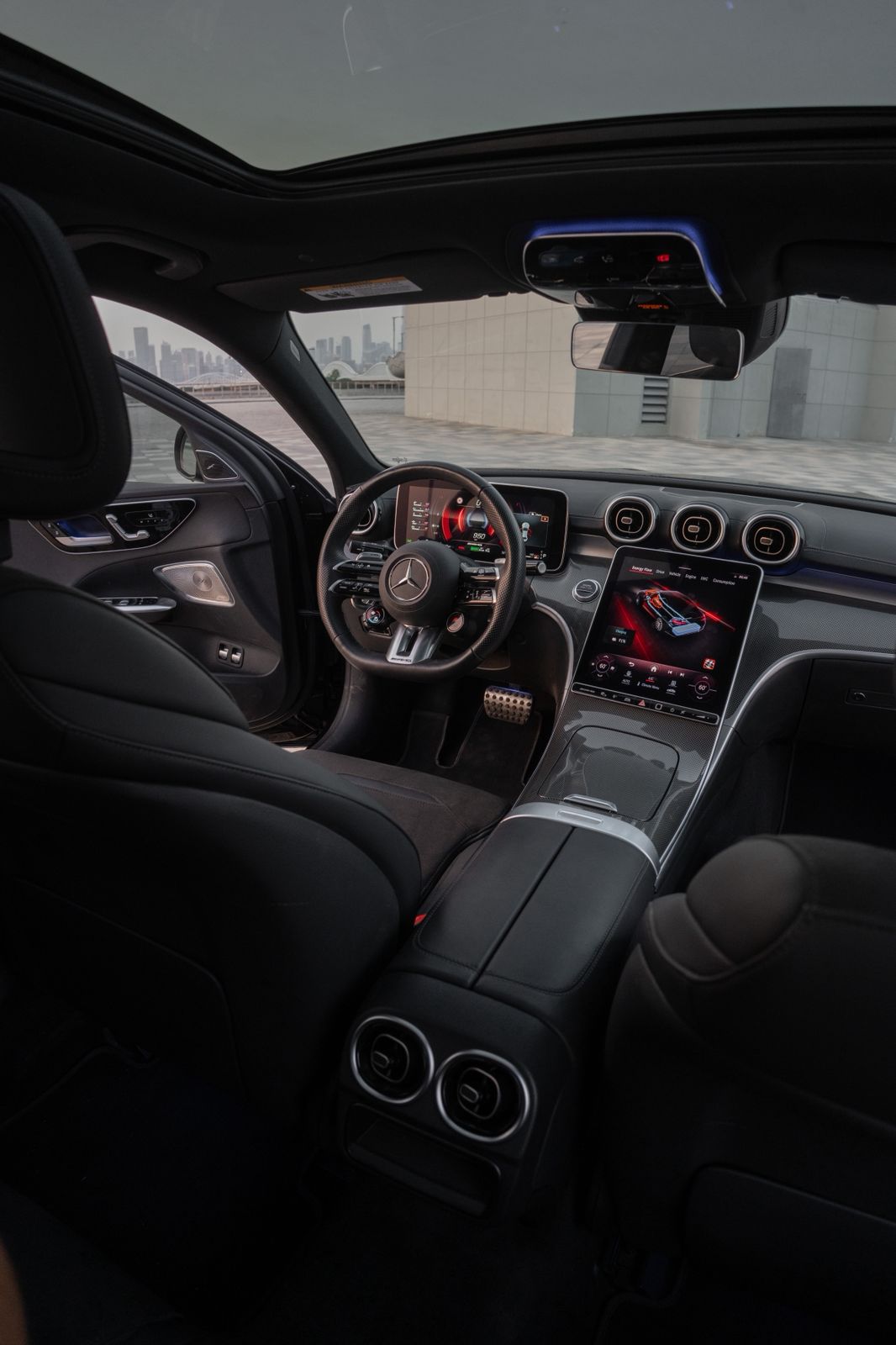 Mercedes Benz AMG C63 S Sedan Black  2025